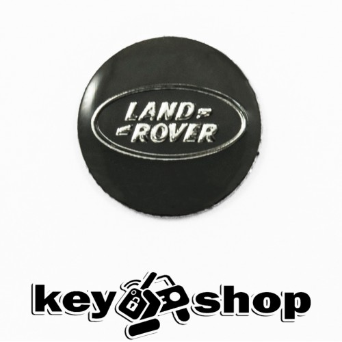 Логотип (черный) для авто ключа Land Rover (Ленд Ровер) металлический