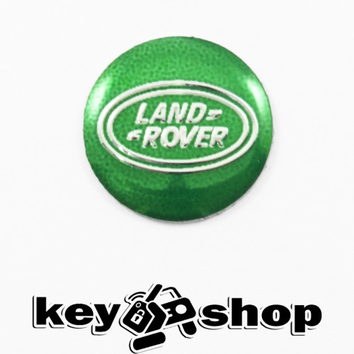 Логотип (зеленый) для авто ключа Land Rover (Ленд Ровер) металлический