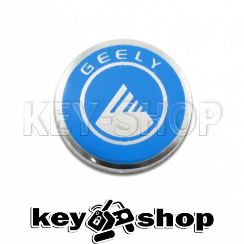 Логотип (синий) для авто ключа Geely (Джили)