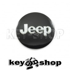 Логотип (черный) для авто ключа Jeep (Джип)