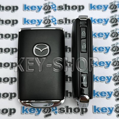  Корпус смарт ключа Mazda (Мазда) 2 кнопки + 1 (hold)