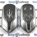Оригинальный смарт ключ для Maserati (Мазерати) с чипом ID 46 (PCF7945) / 433 mhz