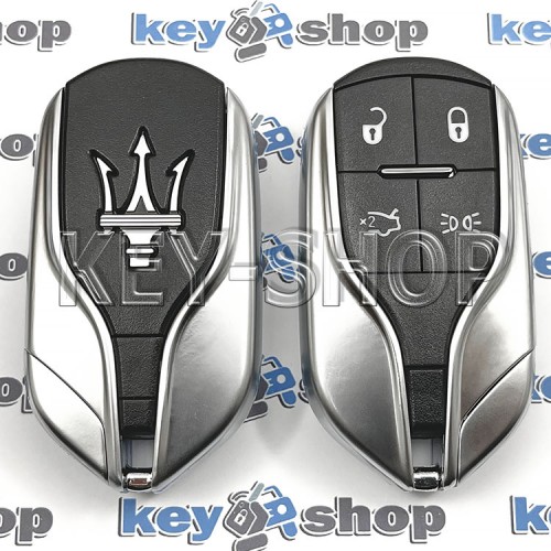  Оригинальный корпус смарт ключа для Maserati (Мазерати), 4 кнопки