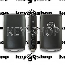 Оригинальный cмарт ключ Mazda (Мазда) 3 + 1 кнопки, chip 6A (AES) 315MHz