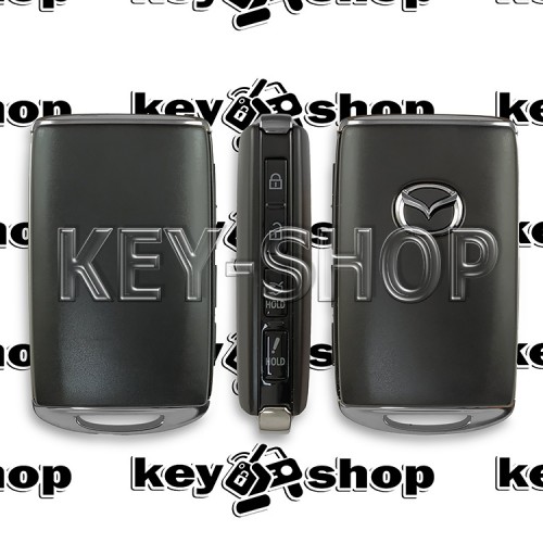 Оригинальный cмарт ключ Mazda (Мазда) 3 + 1 кнопки, chip 6A (AES) 315MHz