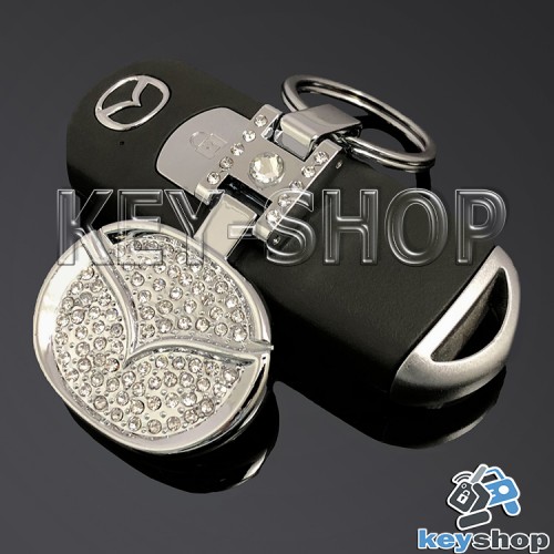 Металлический брелок для авто ключей  MAZDA (Мазда)