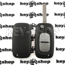 Выкидной ключ для MERCEDES Citan (Мерседес Ситан) 2 кнопки чип ID 46 (PCF 7961A), 433 MHz, лезвие VA 2