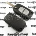 Выкидной ключ для MERCEDES Citan (Мерседес Ситан) 2 кнопки чип ID 46 (PCF 7961A), 433 MHz, лезвие VA 2