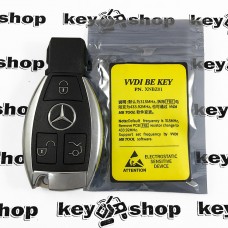Ключ для Mercedes (Мерседес), VVDI BE KEY, 3 кнопки, 433/315 MHz