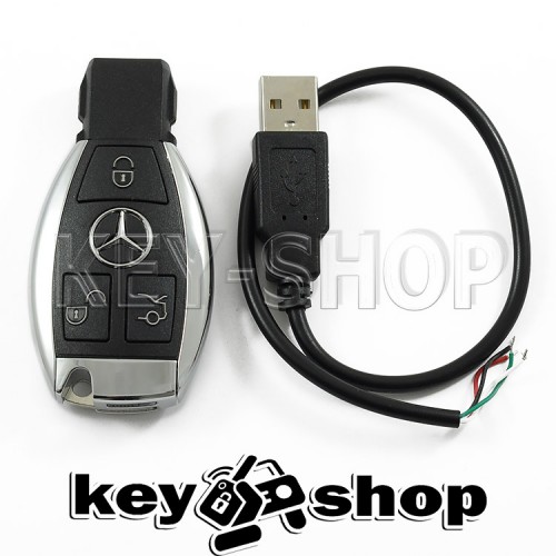 Смарт ключ для MERCEDES (мерседес) KeylessGo, for FBS3 (W221, W216, W164, W251) (S-Class, GL-Class, R-Class)