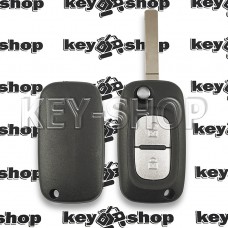 Корпус выкидного ключа Mercedes Citan (Мерседес Цитан) 2 - кнопки, лезвие VA2