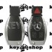 Корпус смарт ключа Mercedes (Мерседес) 3 + 1 кнопки, 2 батарейки, (слот батарейки вытягивается), с лезвием