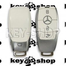 Корпус смарт ключа Mercedes (Мерседес) 3 (белые) кнопки