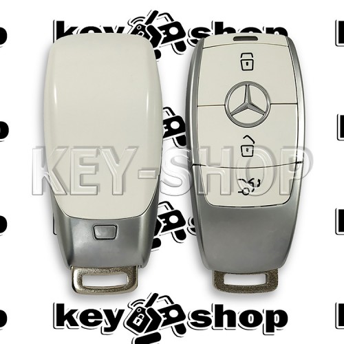 Корпус смарт ключа Mercedes (Мерседес) 3 (белые) кнопки