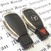 Корпус смарт ключа Mercedes-Benz (Мерседес) с креплением для батареи и лезвия - 2 кнопки + 1 кнопка