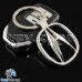 Металлический брелок для авто ключей Acura (Акура)