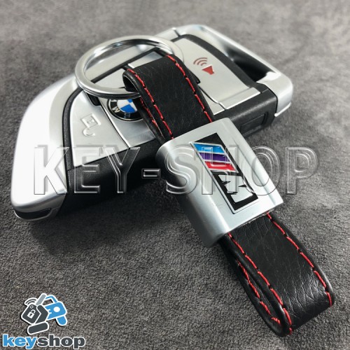 Кожаный брелок для авто ключей BMW M (БМВ M)