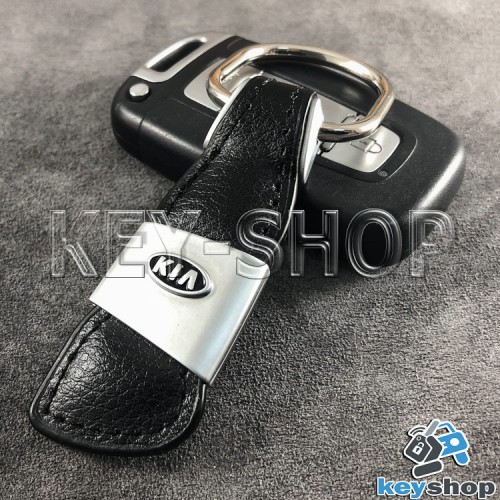 Кожаный брелок для авто ключей KIA (КИА)