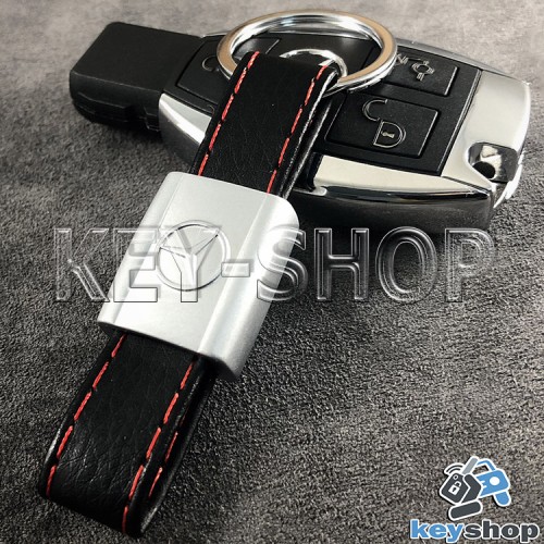 Кожаный брелок для авто ключей Mercedes (Мерседес)