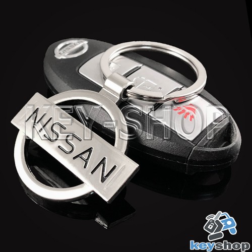 Металлический брелок для авто ключей Nissan (Ниссан)