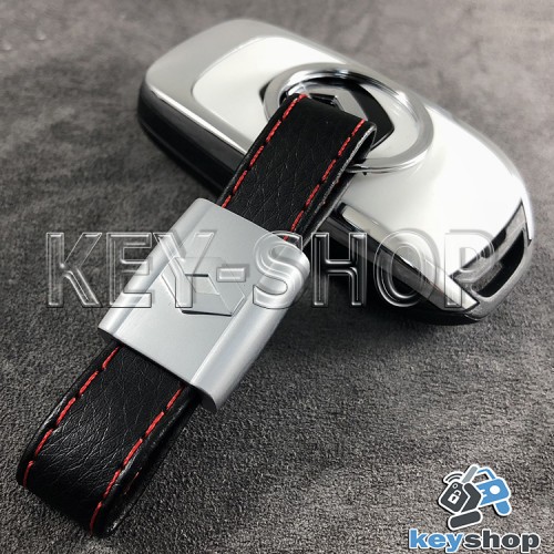 Кожаный брелок для авто ключей Renault (Рено)