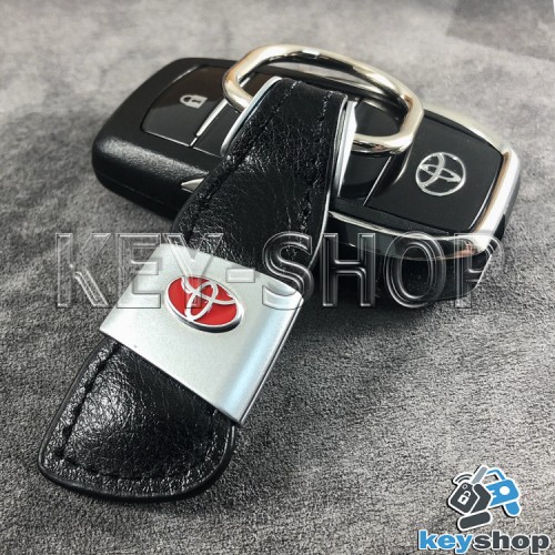   Кожаный брелок для авто ключей Toyota (Тойота)