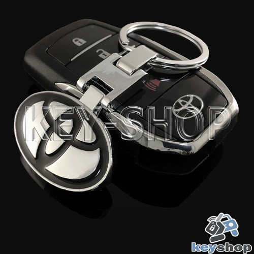 Металлический брелок для авто ключей Toyota (Тойота)