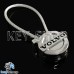 Металлический брелок для авто ключей VOLVO (Вольво)