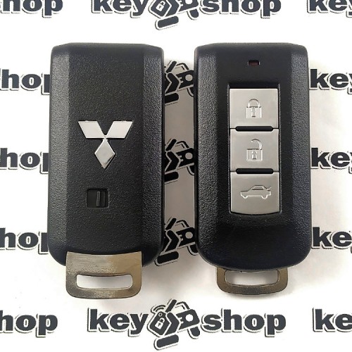 Смарт ключ Mitsubishi (Митсубиси) 3 кнопки, чип ID46 (PCF7952) 433 MHz