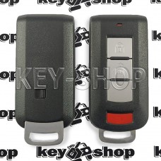 Смарт ключ Mitsubishi (Митсубиси) 2 + 1 кнопка, чип ID46, PCF 7952, 315 MHz