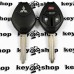 Корпус авто ключа Mitsubishi Eclipse (Мицубиси Эклипс) 3 + 1 - кнопки