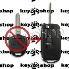Корпус выкидного авто ключа Mitsubishi (Митсубиси) 2 - кнопки (под переделку)