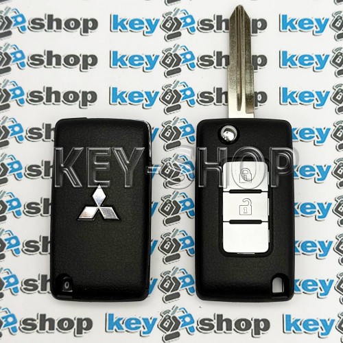 Выкидной ключ Mitsubishi  2+1  кнопки, чип ID46 / 433MHz , P/N M6370B882