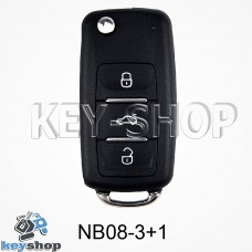 Ключ заготовка (nb08 - 3 + 1) для программатора KEYDIY, KD-X2, KD Mini