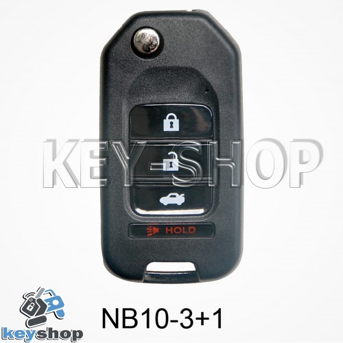 Ключ заготовка (NB10 - 3 + 1) для программатора KEYDIY, KD-X2, KD Mini