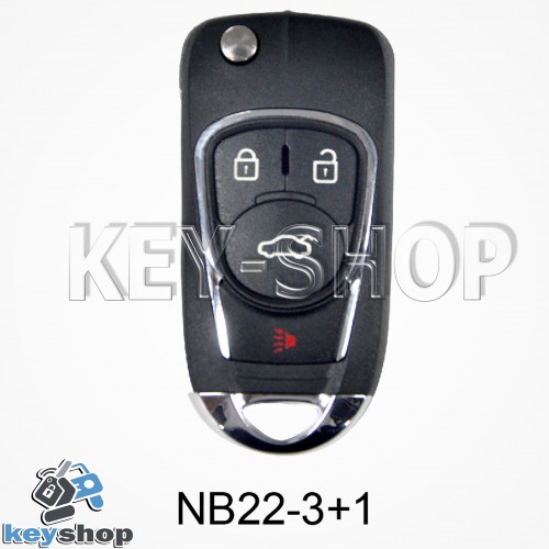 Ключ заготовка (NB22 - 3 + 1) для программатора KEYDIY, KD-X2, KD Mini