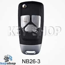 Ключ заготовка (NB26 - 3) для программатораKEYDIY, KD-X2, KD Mini