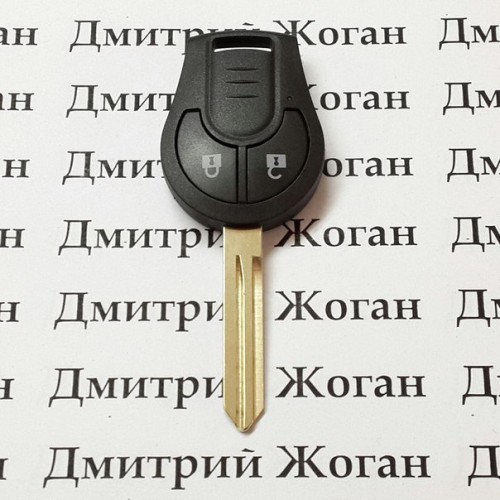 Оригинальный авто ключ для Nissan (Ниссан), 2 кнопки с чипом ID 46 (PCF 7961), 433 MHz​​​​​​​