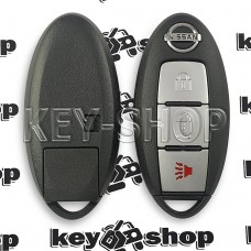  Смарт ключ NISSAN (Ниссан) 2 + 1 кнопка (PANIK) ID 46 (PCF7952) (FCCICWTWB1U815) 315Mhz