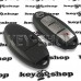  Смарт ключ NISSAN (Ниссан) 2 + 1 кнопка (PANIK) ID 46 (PCF7952) (FCCICWTWB1U815) 315Mhz