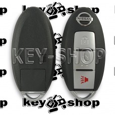 Смарт ключ NISSAN (Ниссан) 2 + 1 кнопка (PANIK) (PCF7936) 315Mhz