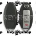 Смарт ключ NISSAN (Ниссан) 2 + 1 кнопка (PANIK) (PCF7936) 315Mhz