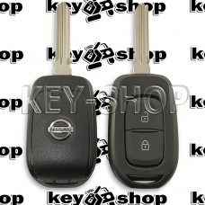 Корпус автоключа NISSAN (Ниссан) 2 кнопки 	
