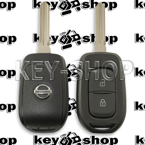 Корпус автоключа NISSAN (Ниссан) 2 кнопки 	