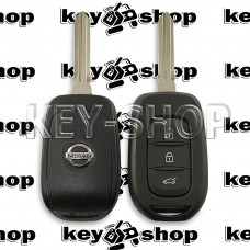 Корпус автоключа NISSAN (Ниссан) 3 кнопки 	