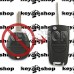    Корпус выкидного ключа для Nissan (Ниссан) 2 - кнопки, лезвие NSN11 (под переделку)