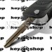    Корпус выкидного ключа для Nissan (Ниссан) 2 - кнопки, лезвие NSN11 (под переделку)