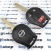 Корпус автоключа для NISSAN (Ниссан) 2 - кнопки + 1 кнопка (PANIK), лезвие NSN14