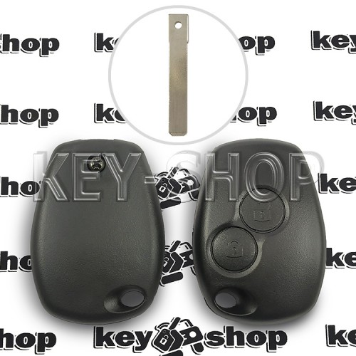 Корпус автоключа Opel (Опель) 2 кнопки, под лезвие VA2