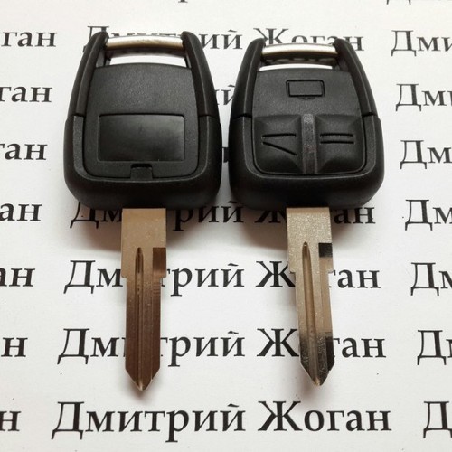 Автоключ для OPEL (Опель) 3- кнопки, чип ID40, 433 MHz, лезвие HU46P